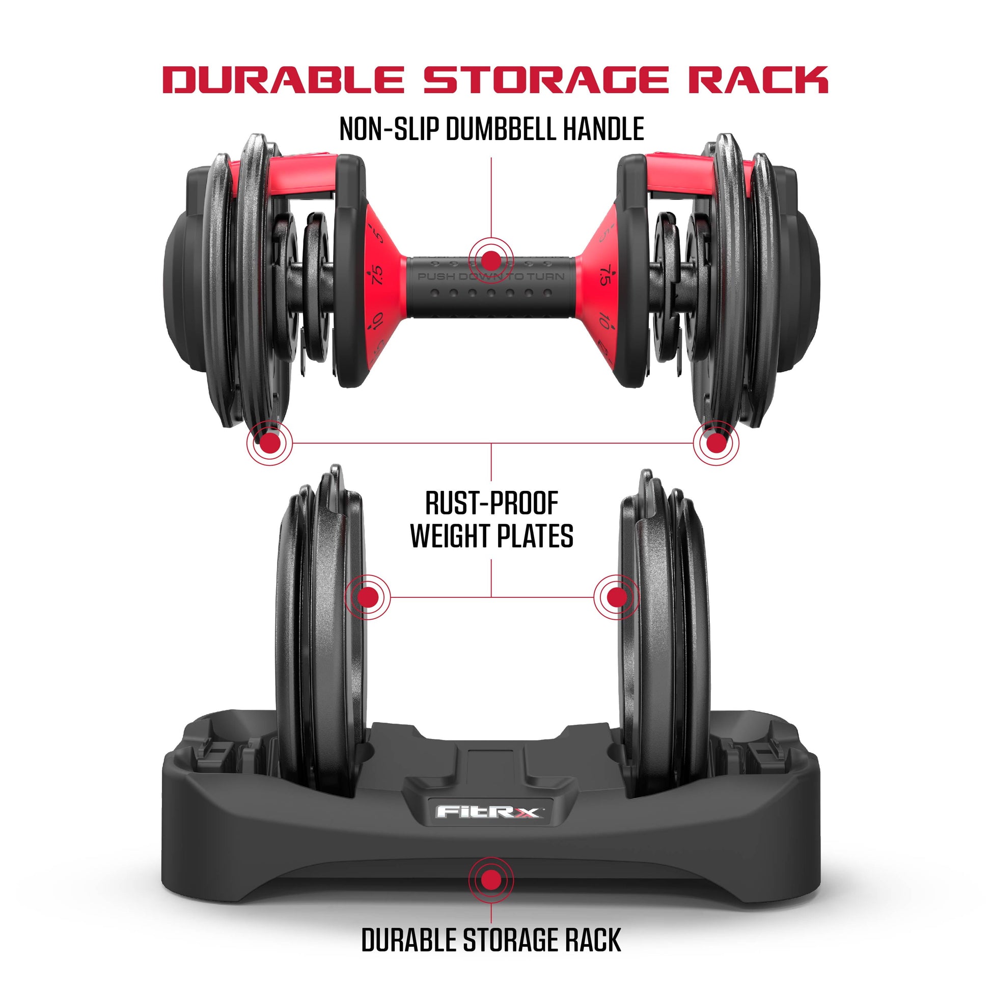 Adjustable Dumbbells, 25Lb Smartbell Dumbbell Set with 9-In-1 Quick-Select Weights, 2.5Lb Increments for Home Gym